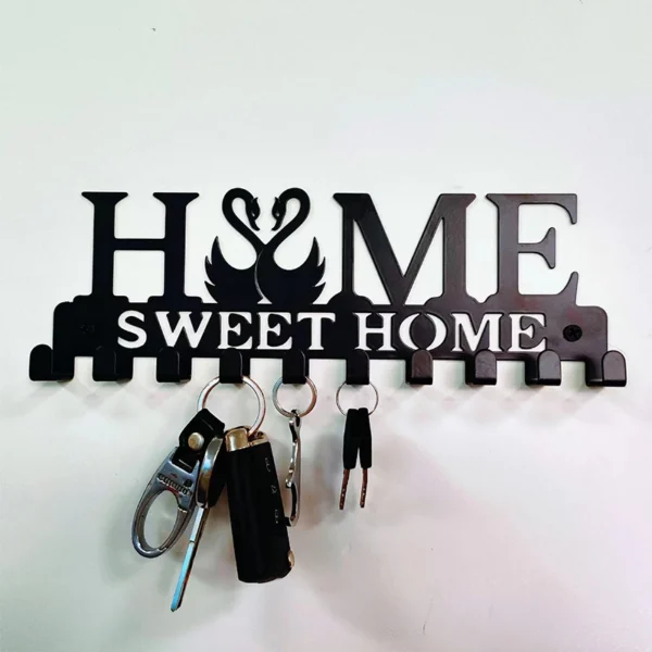 Metal Key Holder Hooks Wall Hanging 5