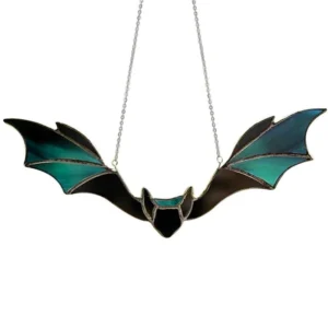 Halloween Bat Stained Glass Suncatcher 1