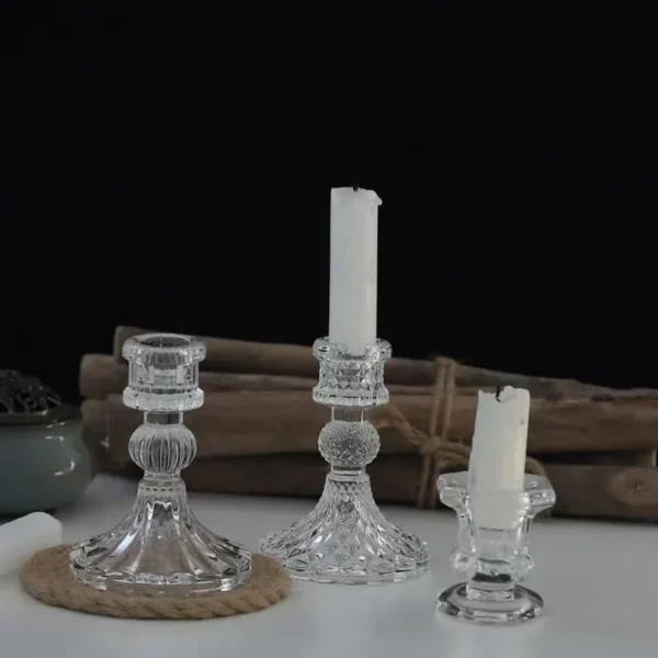 Nordic Glass Candle Holder 2