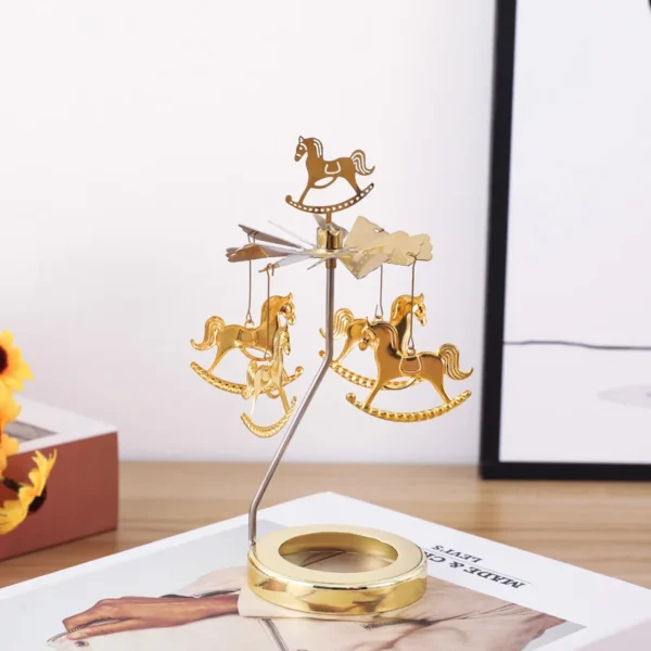 Rotating Carousel Candle Holder 5