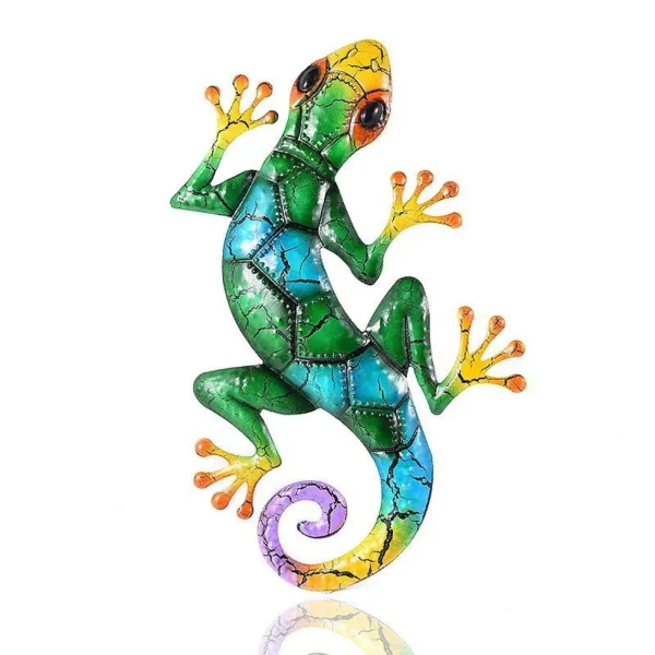 Metal Gecko Garden Decor 5