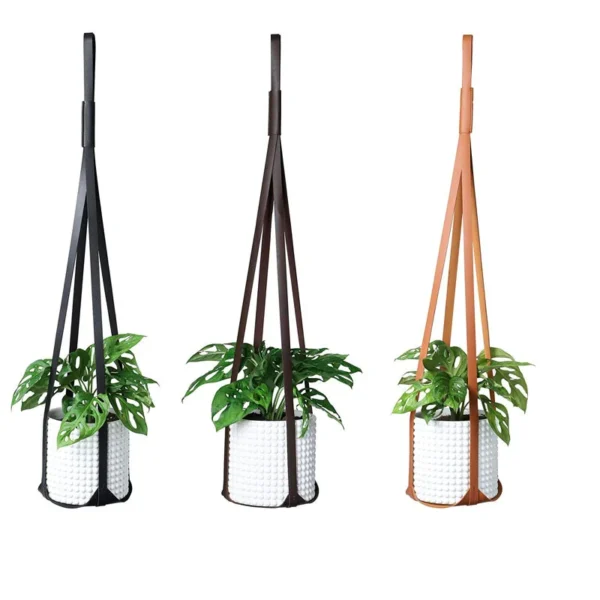 PU Leather Plant Hanger 1