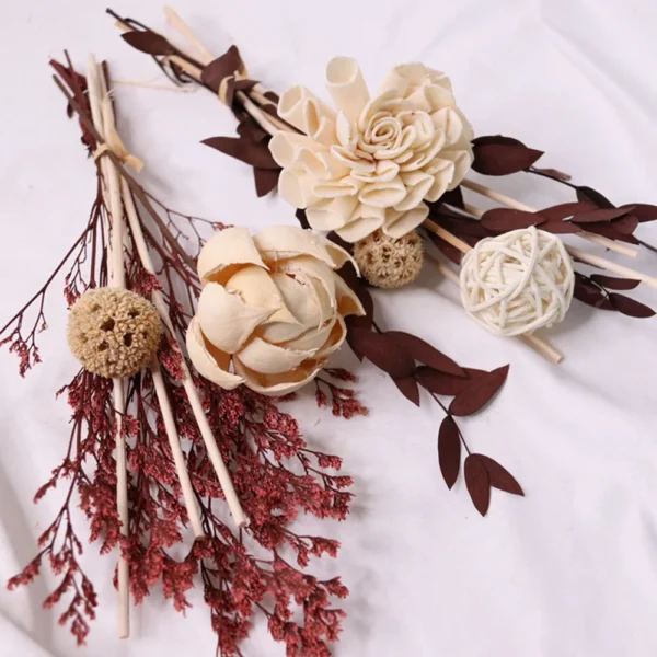 Dried Flower Rattan Sticks Diffuser Set 4