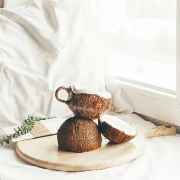 Coconut Shell Ceramic Mug 4